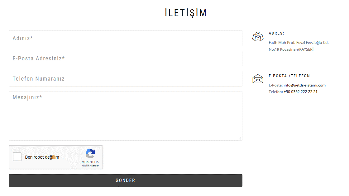 U-etds İletişim